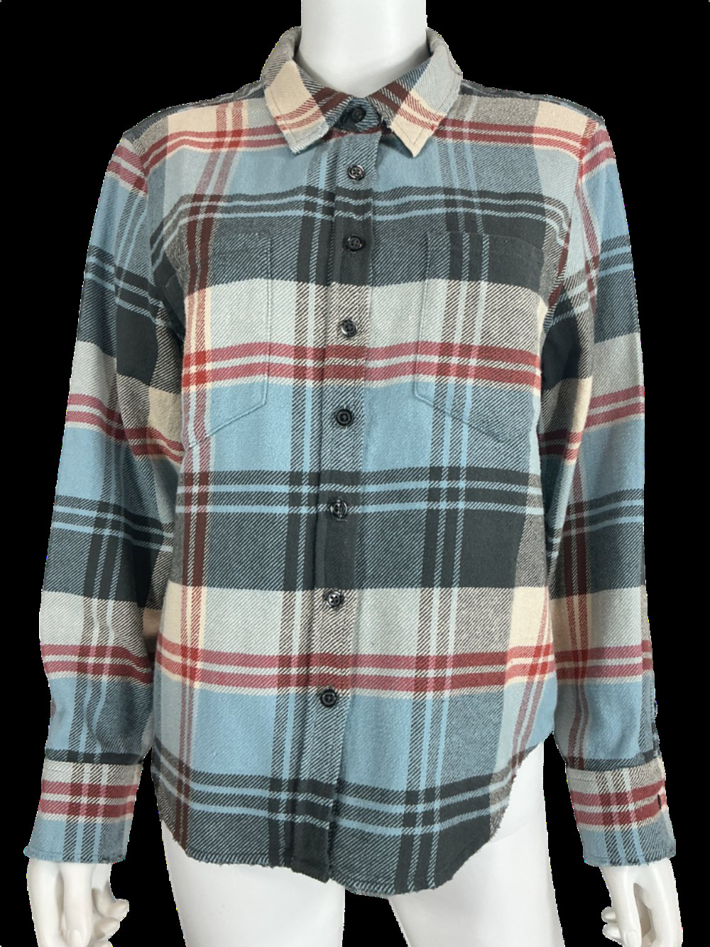 THE GREAT. Plaid Scouting Shirt Size 3 Multicolor